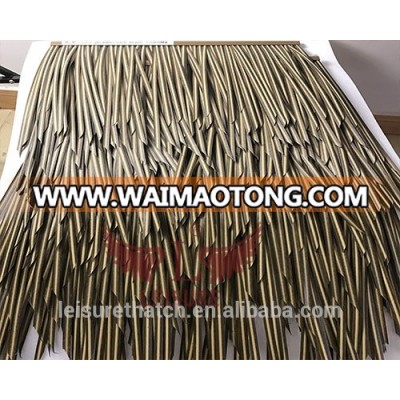 synthetic resin plastic artificial palm leaf thatch roof tile